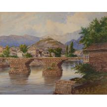 Landscape with Bridge/Paysage avec le pont