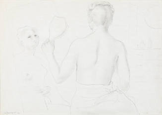 Nude Holding Mirror