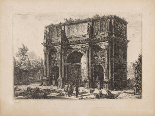 Veduta dell'Arco di Constantino